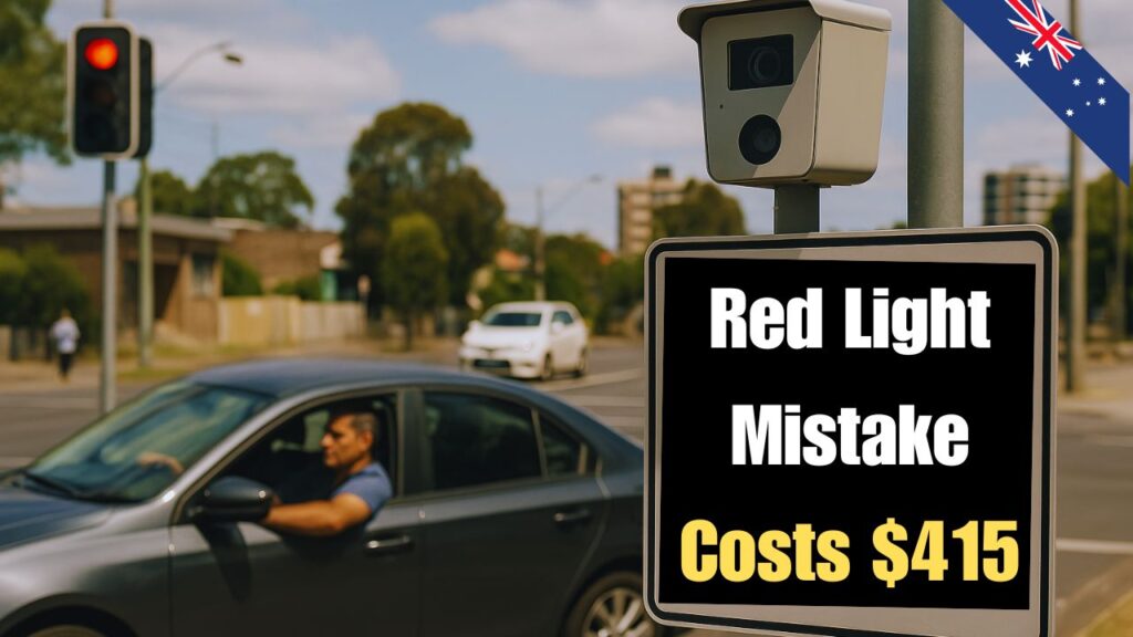 $415 Fine for Rolling Through Red without Crossing