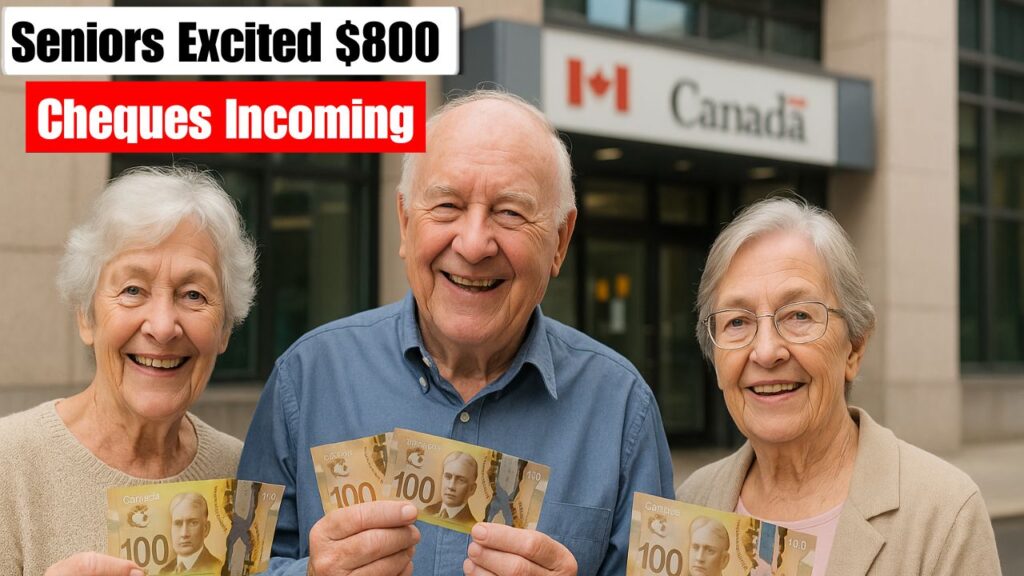 $800 CPP and OAS Cheques