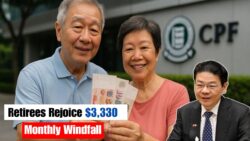 Retirees Rejoice – CPF LIFE 2025 Raises Monthly Payouts to S$3,330 for Eligible Seniors, larger monthly income for seniors entering retirement