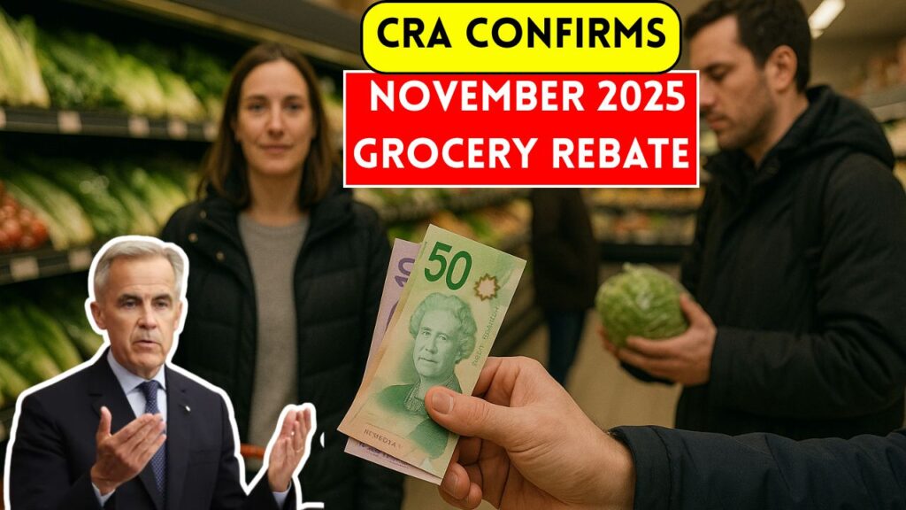 CRA announces November 2025 Grocery Rebate