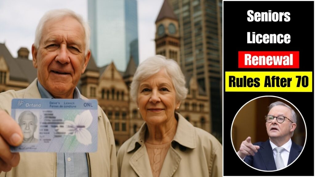 Seniors Licence Renewal Regulations