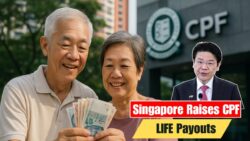 Singapore Increases CPF LIFE Payouts for 2025 – Maximum Monthly Payouts to S$3,330 and Retirees Enjoy Higher Monthly Payouts Under New Structure