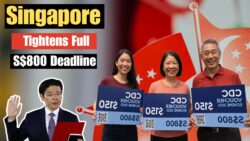 Singapore Reforms CDC Voucher Program – Recipients Must Claim Full S$800 Before Funds Expire on 10 November or lose funds